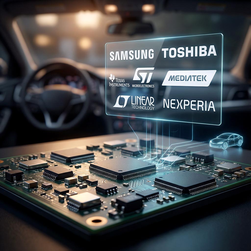 قطعات الکترونیکی با کیفیت برتر استفاده شده در ردیاب سیمالینکس